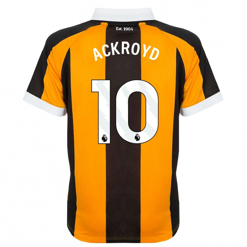 Danxen Män Rachael Ackroyd #10 Orange Svart Vit Hemmatröja Matchtröjor 2026/27 Tröjor T-Tröja