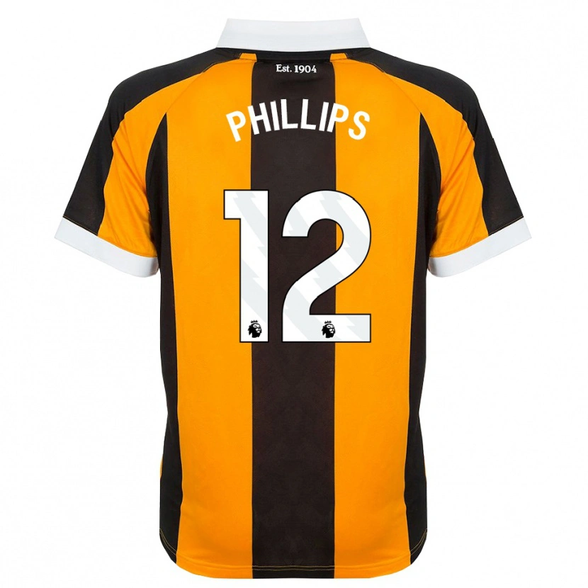 Danxen Män Dillon Phillips #12 Orange Svart Vit Hemmatröja Matchtröjor 2026/27 Tröjor T-Tröja
