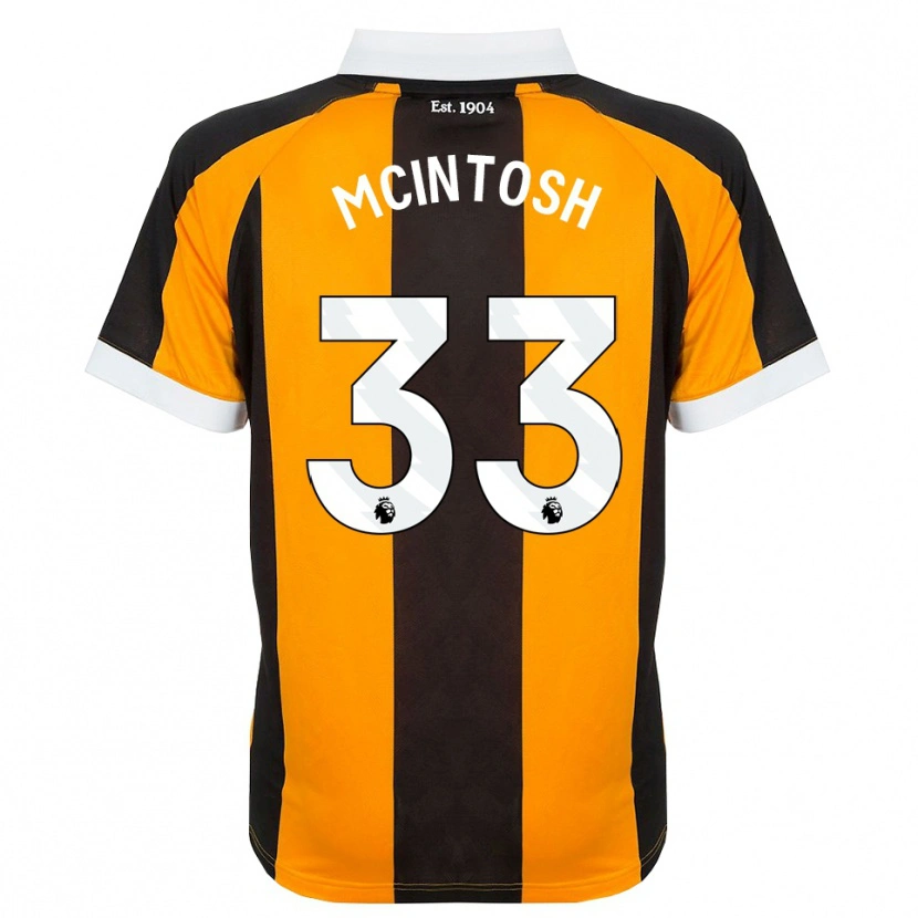 Danxen Män Lucy Mcintosh #33 Orange Svart Vit Hemmatröja Matchtröjor 2026/27 Tröjor T-Tröja