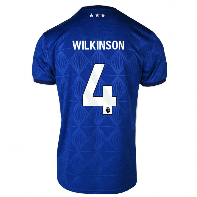 Danxen Män Oliver Wilkinson #4 Mellanblå Vit Röd Hemmatröja Matchtröjor 2026/27 Tröjor T-Tröja