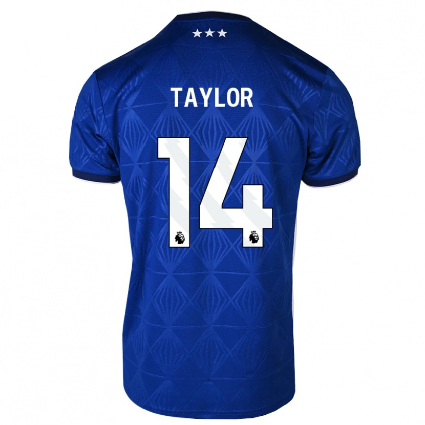 Danxen Män Jack Taylor #14 Mellanblå Vit Röd Hemmatröja Matchtröjor 2026/27 Tröjor T-Tröja