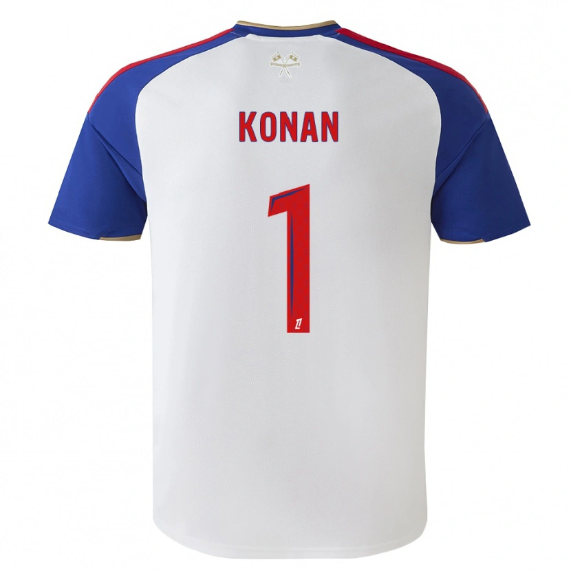 Danxen Män Yvann Konan #1 Kungligt Blå Röd Vit Hemmatröja Matchtröjor 2026/27 Tröjor T-Tröja