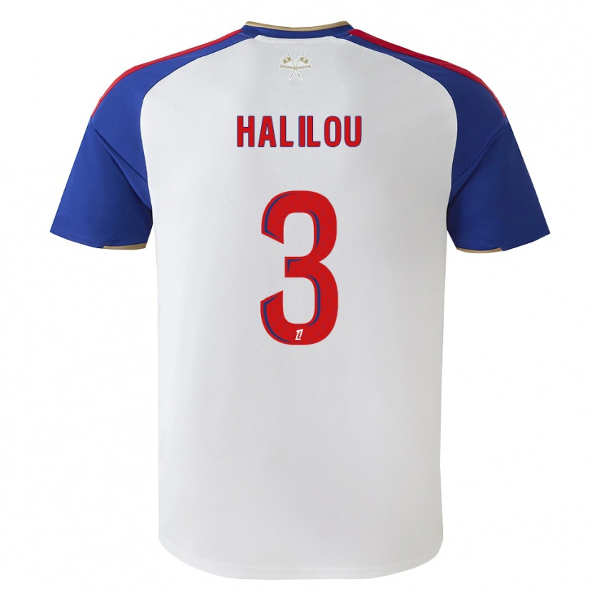Danxen Män Ibrahim Halilou #3 Kungligt Blå Röd Vit Hemmatröja Matchtröjor 2026/27 Tröjor T-Tröja