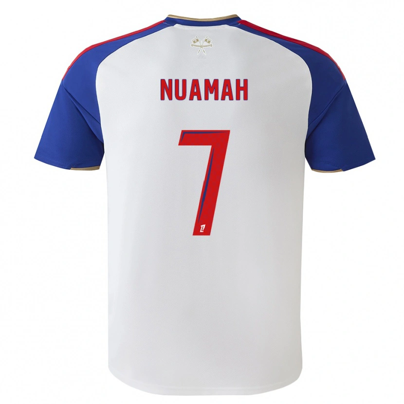 Danxen Män Ernest Nuamah #7 Kungligt Blå Röd Vit Hemmatröja Matchtröjor 2026/27 Tröjor T-Tröja