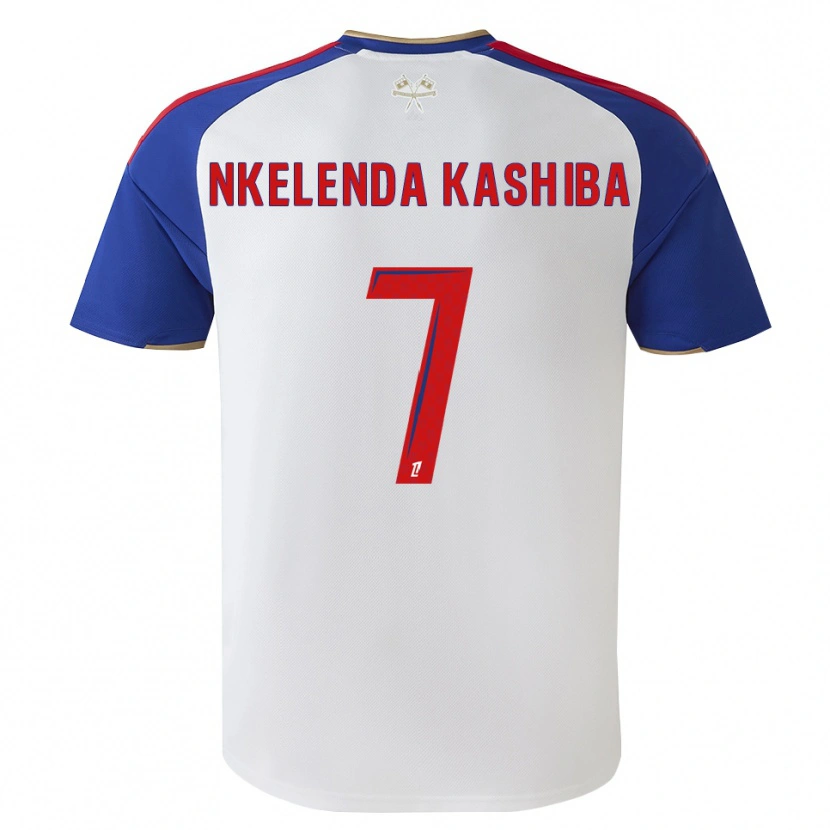 Danxen Män Jason Nkelenda Kashiba #7 Kungligt Blå Röd Vit Hemmatröja Matchtröjor 2026/27 Tröjor T-Tröja
