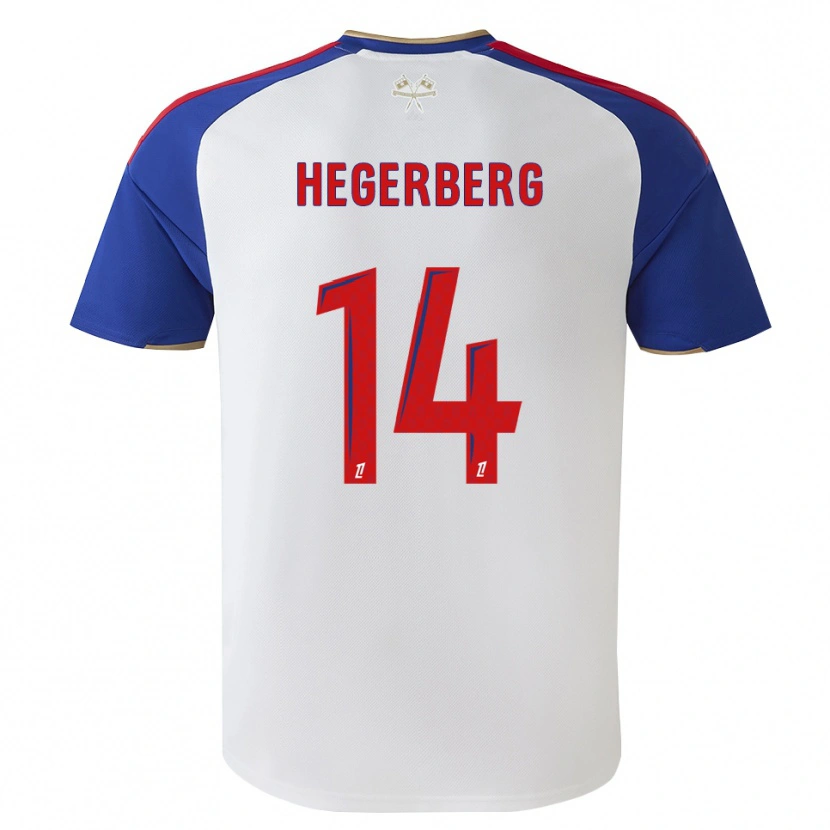Danxen Män Ada Hegerberg #14 Kungligt Blå Röd Vit Hemmatröja Matchtröjor 2026/27 Tröjor T-Tröja