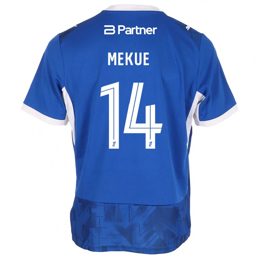 Danxen Män Florian Mekue #14 Mellanblå Vit Hemmatröja Matchtröjor 2026/27 Tröjor T-Tröja