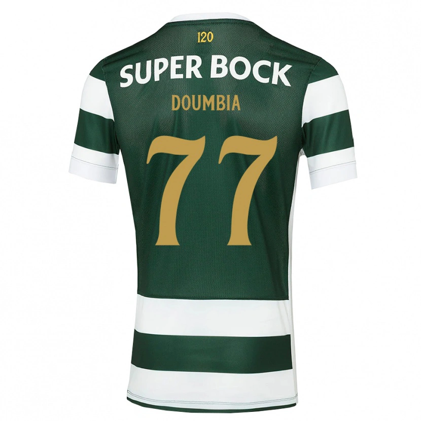 Danxen Män Issa Doumbia #77 Mörk Skiffergrå Vit Hemmatröja Matchtröjor 2026/27 Tröjor T-Tröja
