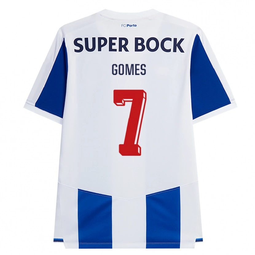 Danxen Män William Gomes #7 Blå Vit Röd Hemmatröja Matchtröjor 2026/27 Tröjor T-Tröja