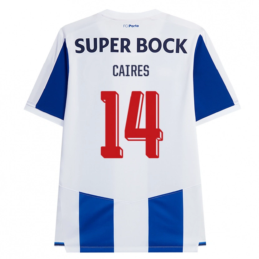 Danxen Män Tiago Caires #14 Blå Vit Röd Hemmatröja Matchtröjor 2026/27 Tröjor T-Tröja