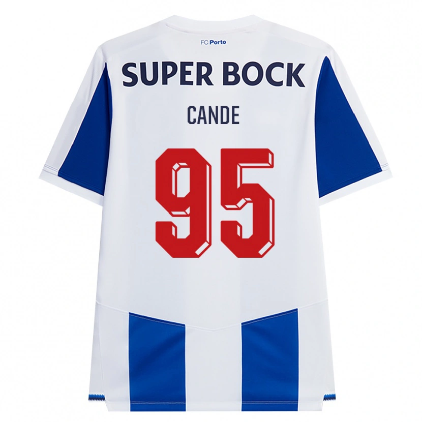 Danxen Män Anhá Cande #95 Blå Vit Röd Hemmatröja Matchtröjor 2026/27 Tröjor T-Tröja