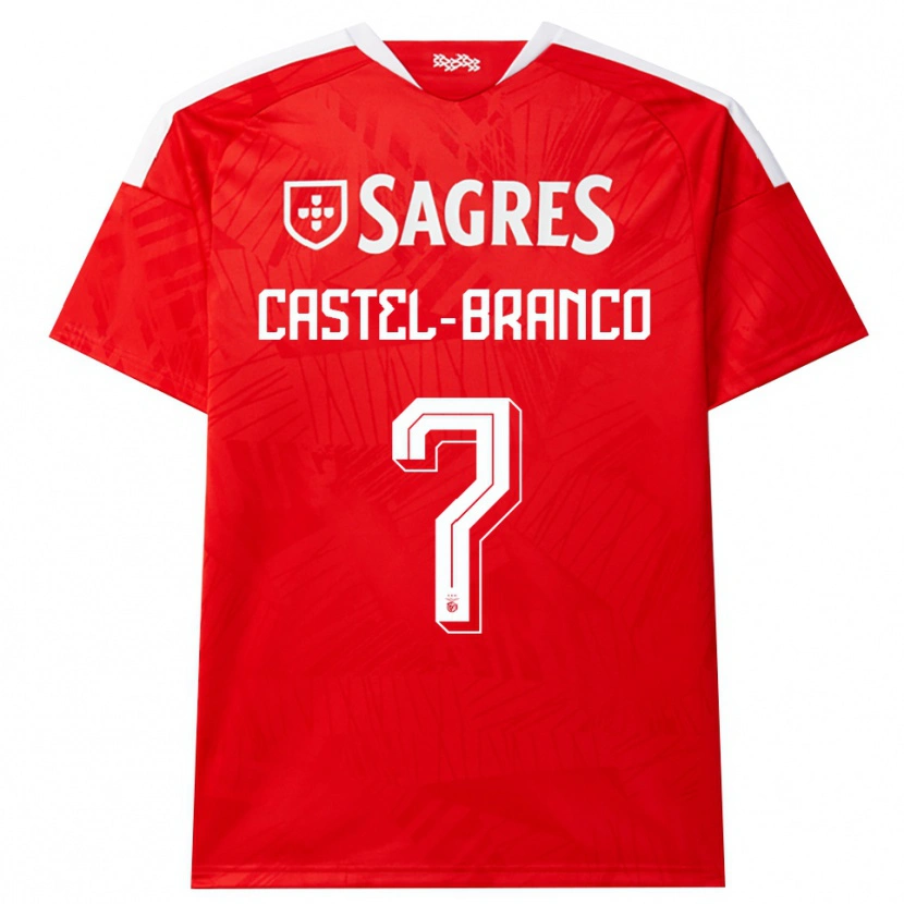 Danxen Män Diego Castel-Branco #7 Röd Vit Gul Hemmatröja Matchtröjor 2026/27 Tröjor T-Tröja