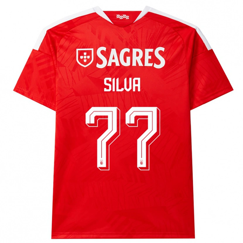 Danxen Män Jessica Silva #77 Röd Vit Gul Hemmatröja Matchtröjor 2026/27 Tröjor T-Tröja
