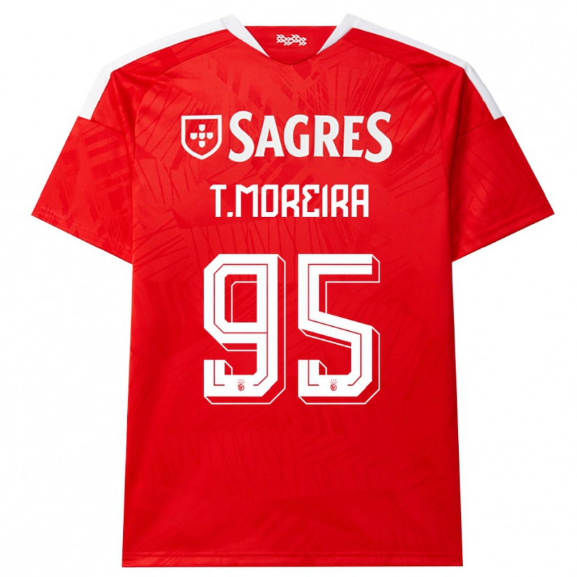 Danxen Män Tomás Cruz #95 Röd Vit Gul Hemmatröja Matchtröjor 2026/27 Tröjor T-Tröja