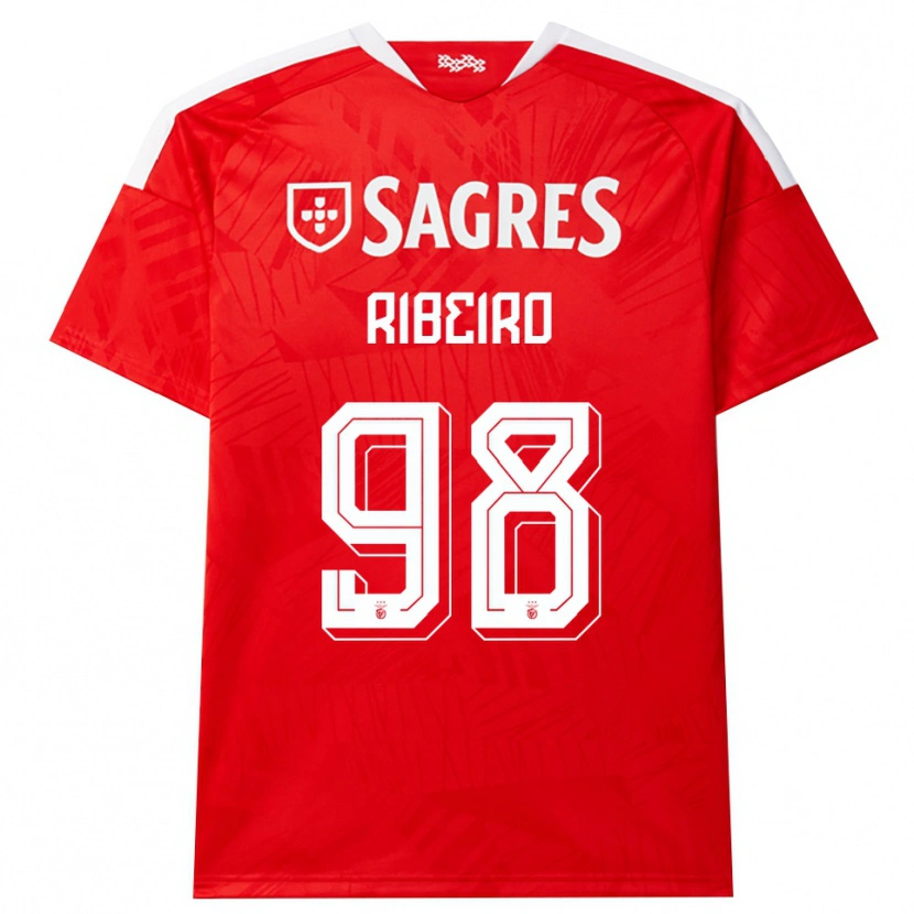 Danxen Män Ricardo Ribeiro #98 Röd Vit Gul Hemmatröja Matchtröjor 2026/27 Tröjor T-Tröja