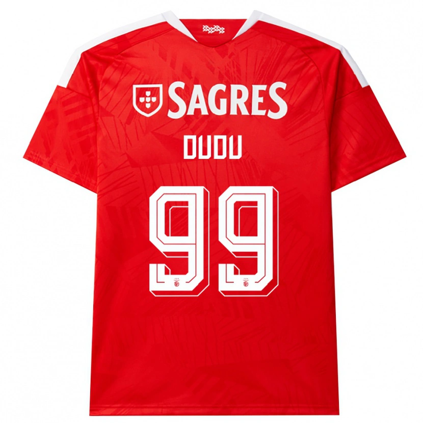 Danxen Män Dudu #99 Röd Vit Gul Hemmatröja Matchtröjor 2026/27 Tröjor T-Tröja