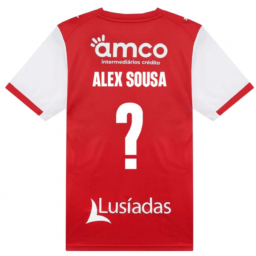 Danxen Män Alex Sousa #0 Vit Röd Svart Hemmatröja Matchtröjor 2026/27 Tröjor T-Tröja