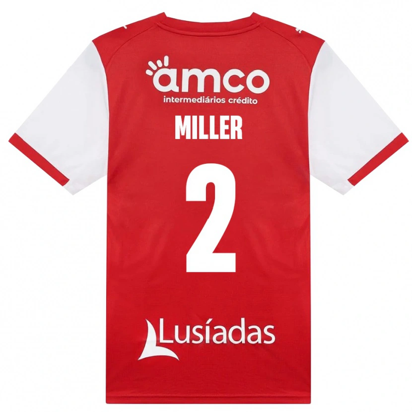 Danxen Män Maria Miller #2 Vit Röd Svart Hemmatröja Matchtröjor 2026/27 Tröjor T-Tröja