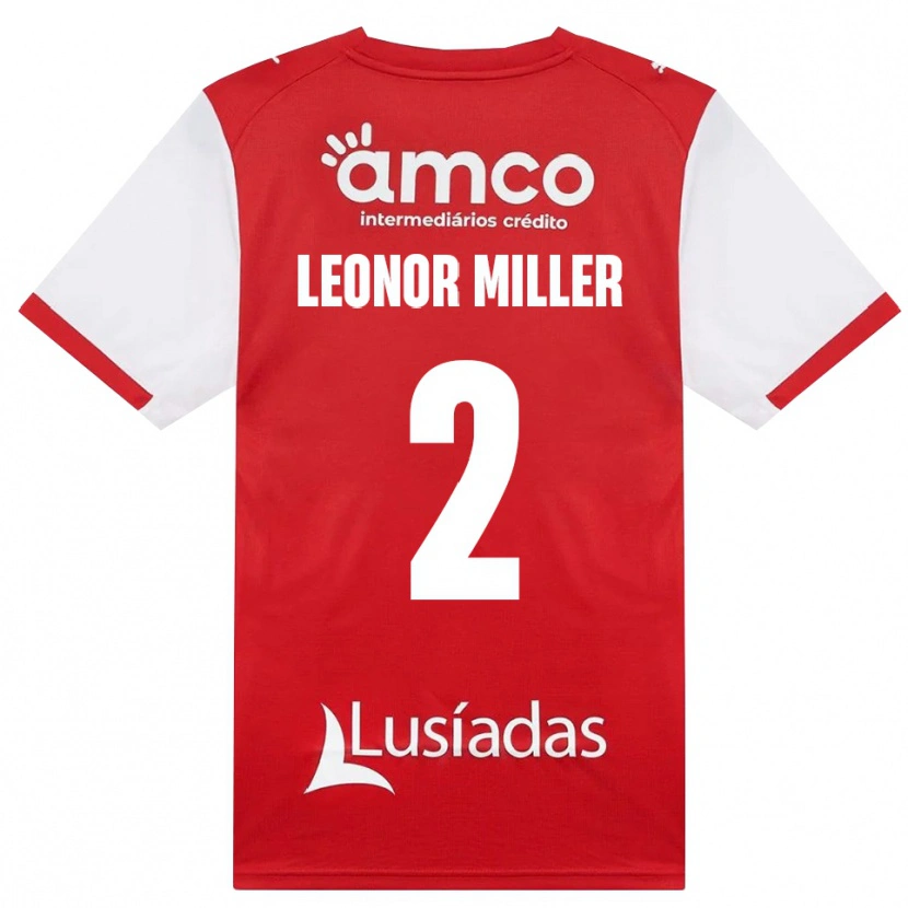 Danxen Män Maria Leonor #2 Vit Röd Svart Hemmatröja Matchtröjor 2026/27 Tröjor T-Tröja
