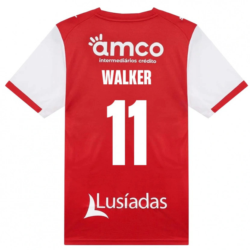 Danxen Män Ellie Walker #11 Vit Röd Svart Hemmatröja Matchtröjor 2026/27 Tröjor T-Tröja
