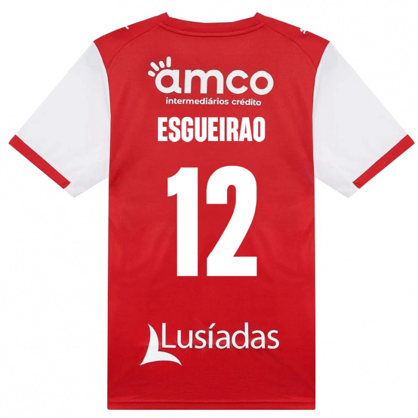 Danxen Män Íris Esgueirão #12 Vit Röd Svart Hemmatröja Matchtröjor 2026/27 Tröjor T-Tröja