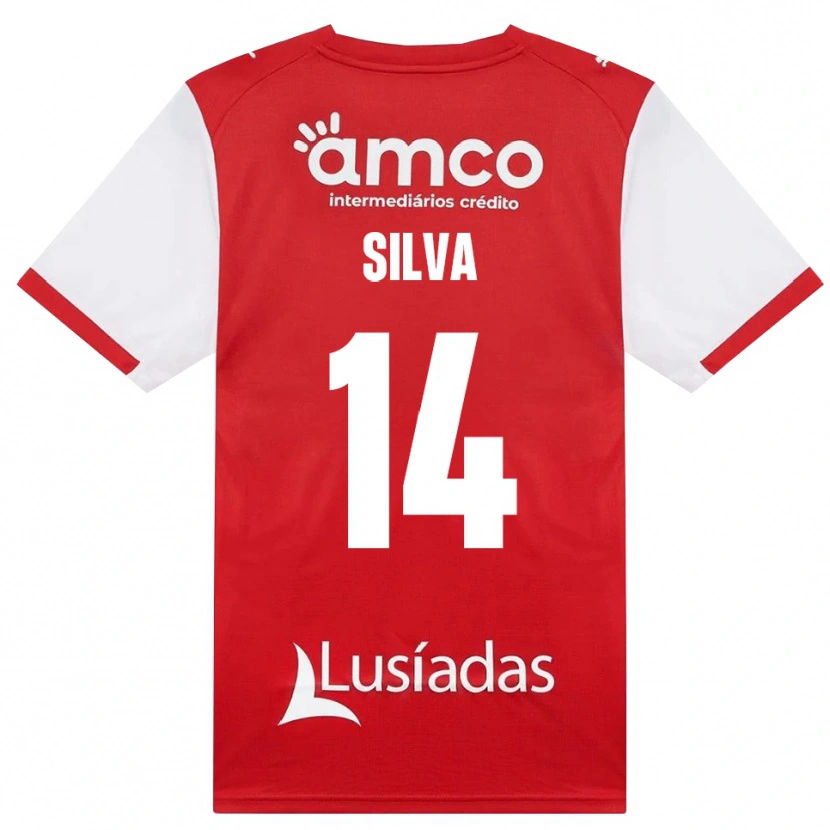 Danxen Män Dolores Silva #14 Vit Röd Svart Hemmatröja Matchtröjor 2026/27 Tröjor T-Tröja