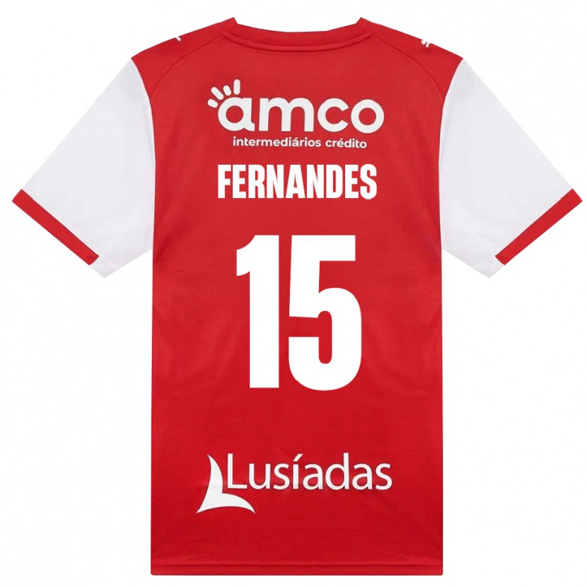Danxen Män Valdir Fernandes #15 Vit Röd Svart Hemmatröja Matchtröjor 2026/27 Tröjor T-Tröja