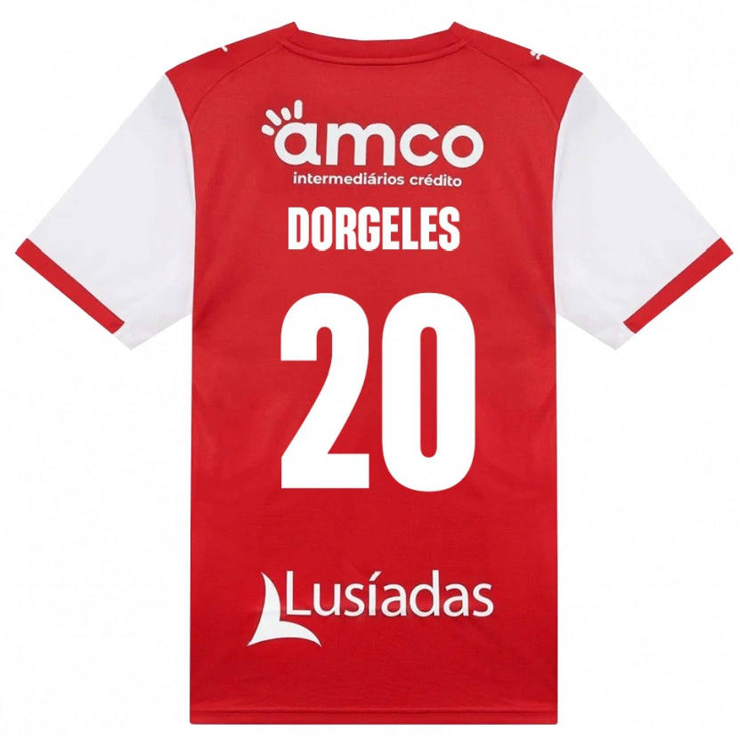 Danxen Män Mario Dorgeles #20 Vit Röd Svart Hemmatröja Matchtröjor 2026/27 Tröjor T-Tröja