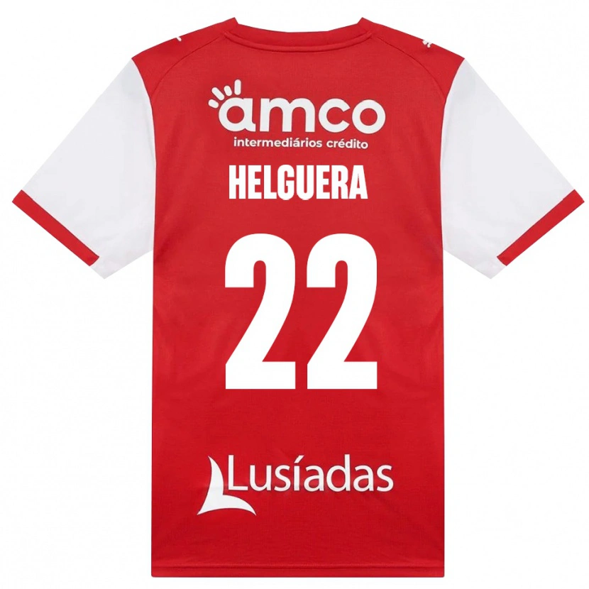 Danxen Män Thiago Helguera #22 Vit Röd Svart Hemmatröja Matchtröjor 2026/27 Tröjor T-Tröja