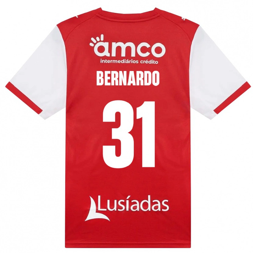 Danxen Män Bernardo Caltabiano Parise Fontes #31 Vit Röd Svart Hemmatröja Matchtröjor 2026/27 Tröjor T-Tröja