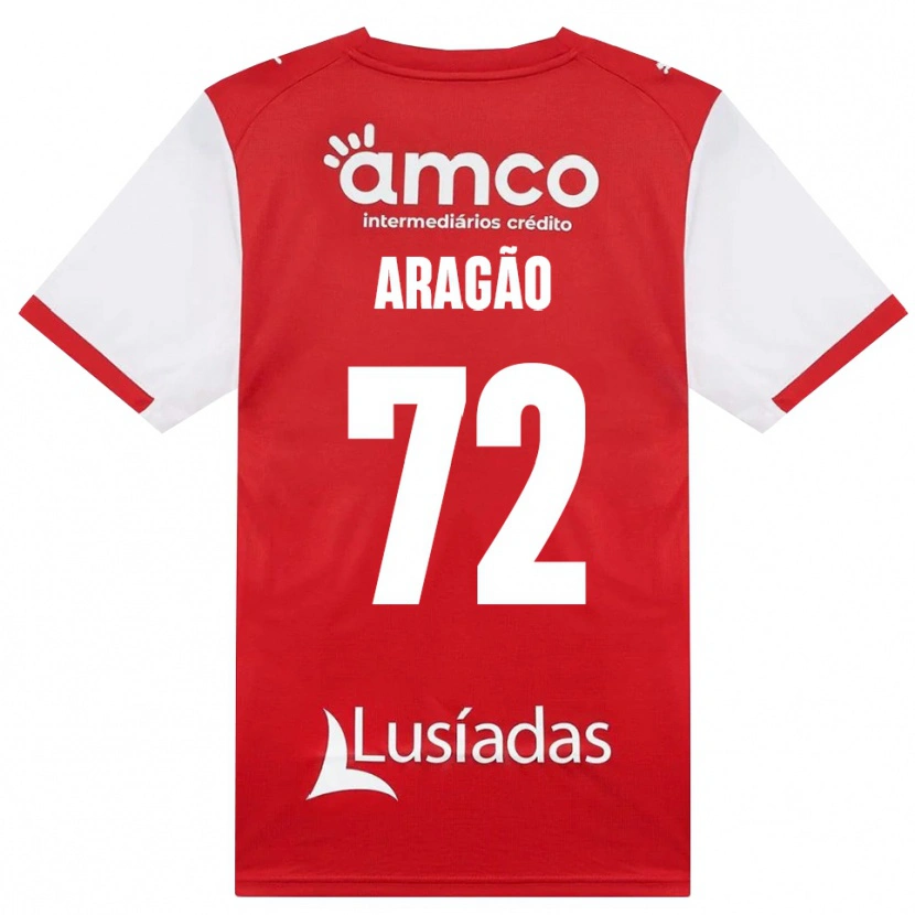 Danxen Män João Aragão #72 Vit Röd Svart Hemmatröja Matchtröjor 2026/27 Tröjor T-Tröja