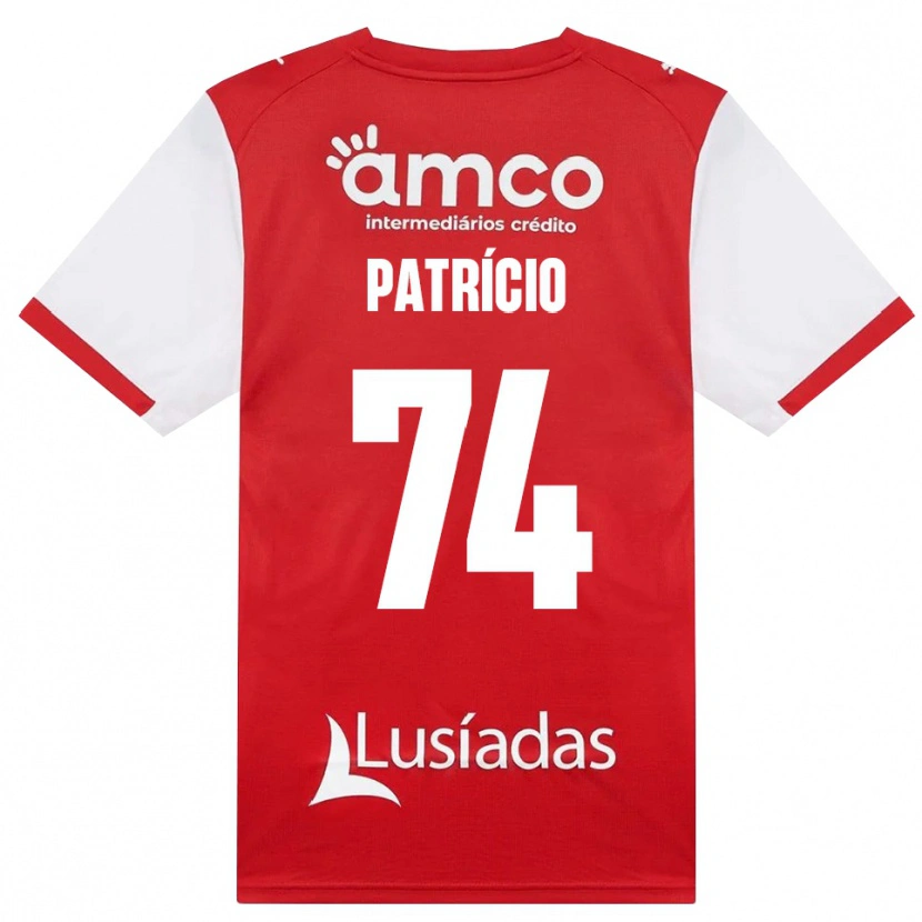 Danxen Män Nuno Patrício #74 Vit Röd Svart Hemmatröja Matchtröjor 2026/27 Tröjor T-Tröja