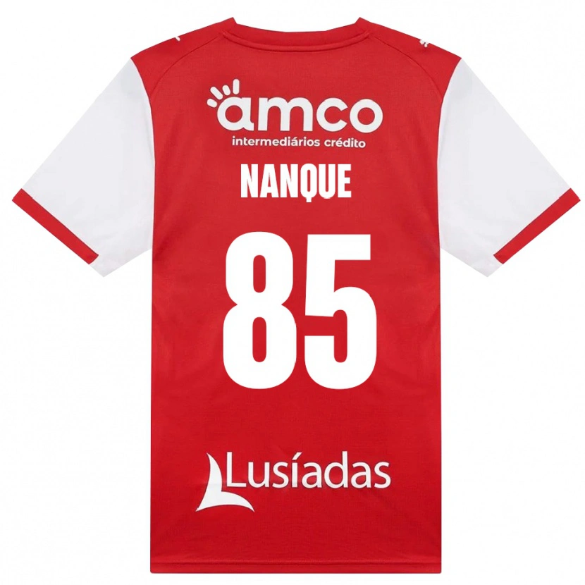 Danxen Män Edgar Nanque #85 Vit Röd Svart Hemmatröja Matchtröjor 2026/27 Tröjor T-Tröja