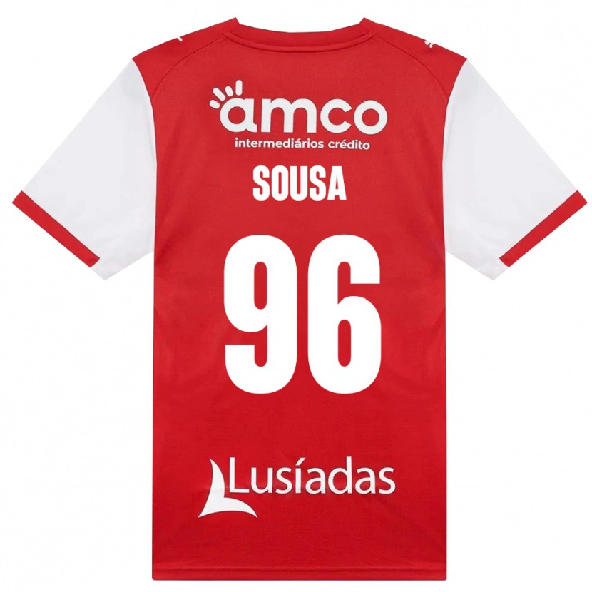 Danxen Män Afonso Dias Sousa #96 Vit Röd Svart Hemmatröja Matchtröjor 2026/27 Tröjor T-Tröja