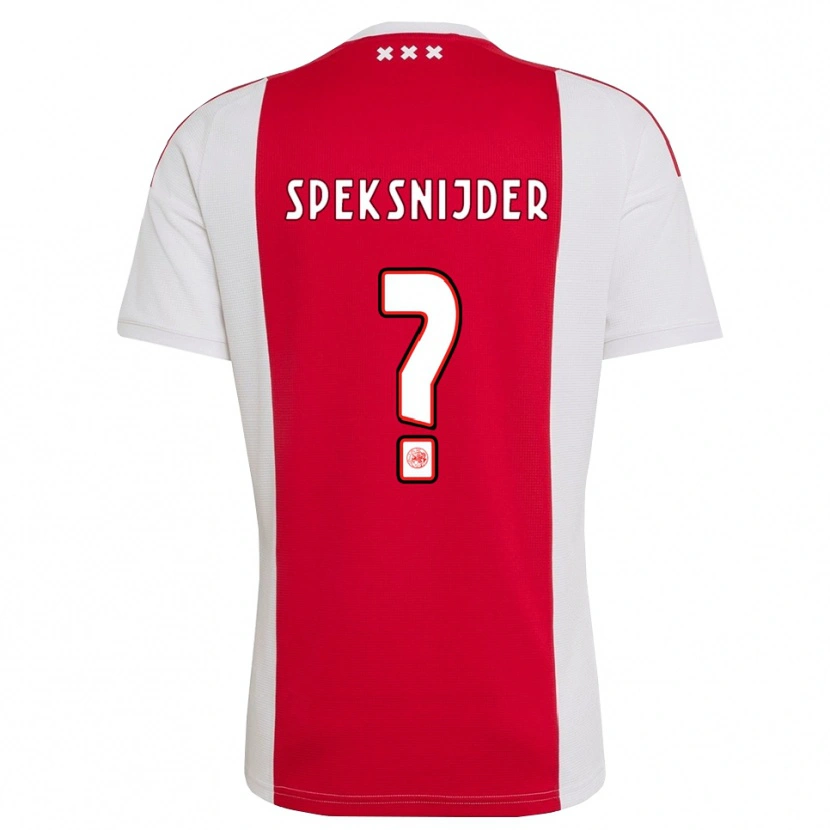 Danxen Män Rico Speksnijder #0 Röd Vit Gul Hemmatröja Matchtröjor 2026/27 Tröjor T-Tröja