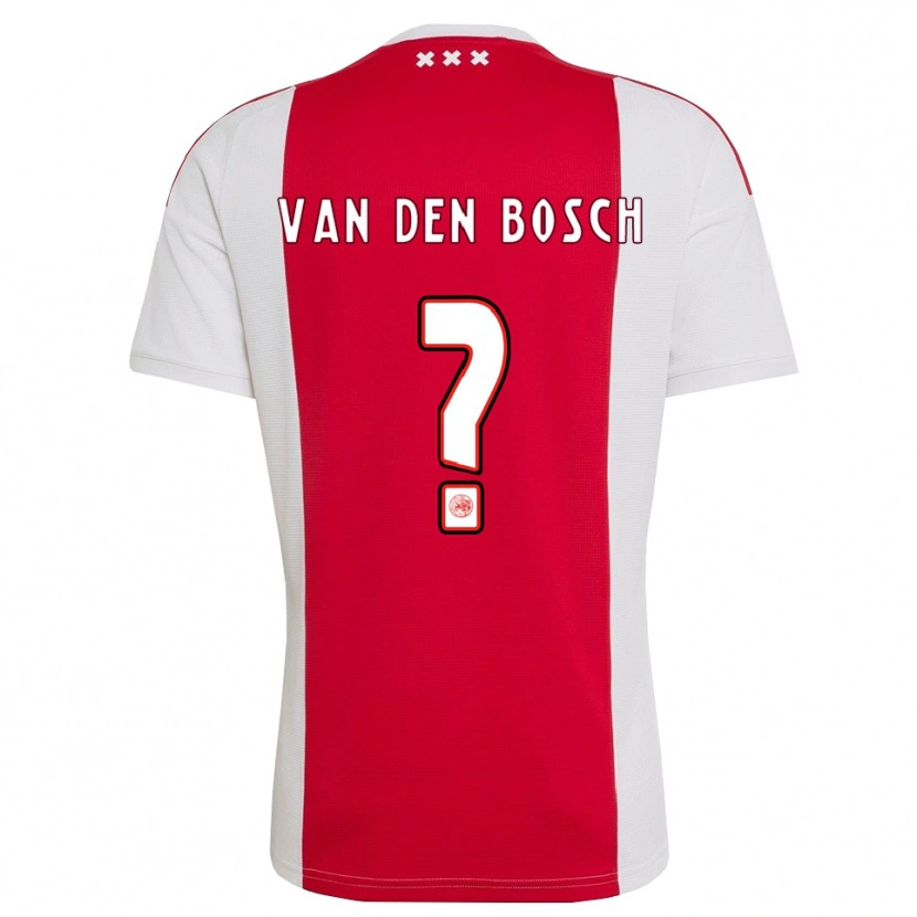 Danxen Män Frederico Van Den Bosch #0 Röd Vit Gul Hemmatröja Matchtröjor 2026/27 Tröjor T-Tröja