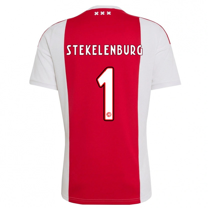 Danxen Män Maarten Stekelenburg #1 Röd Vit Gul Hemmatröja Matchtröjor 2026/27 Tröjor T-Tröja