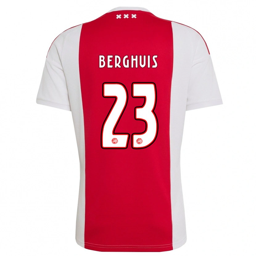 Danxen Män Steven Berghuis #23 Röd Vit Gul Hemmatröja Matchtröjor 2026/27 Tröjor T-Tröja