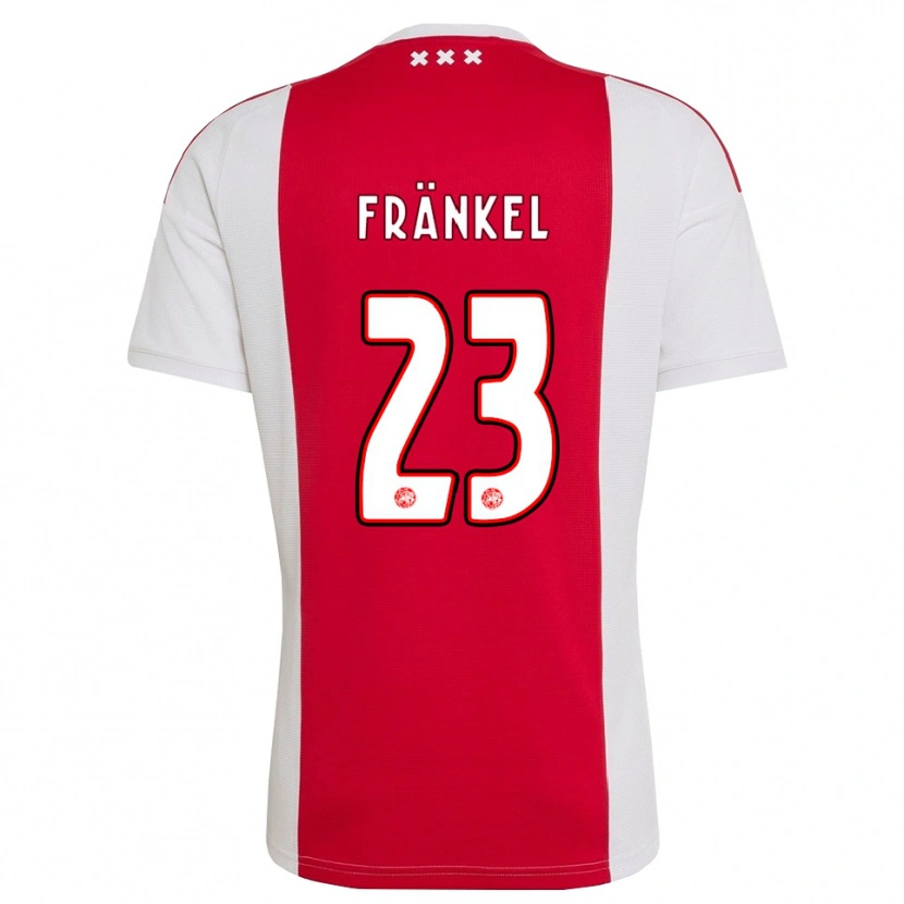 Danxen Män Leroy Fränkel #23 Röd Vit Gul Hemmatröja Matchtröjor 2026/27 Tröjor T-Tröja