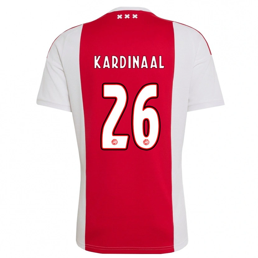 Danxen Män Isa Kardinaal #26 Röd Vit Gul Hemmatröja Matchtröjor 2026/27 Tröjor T-Tröja