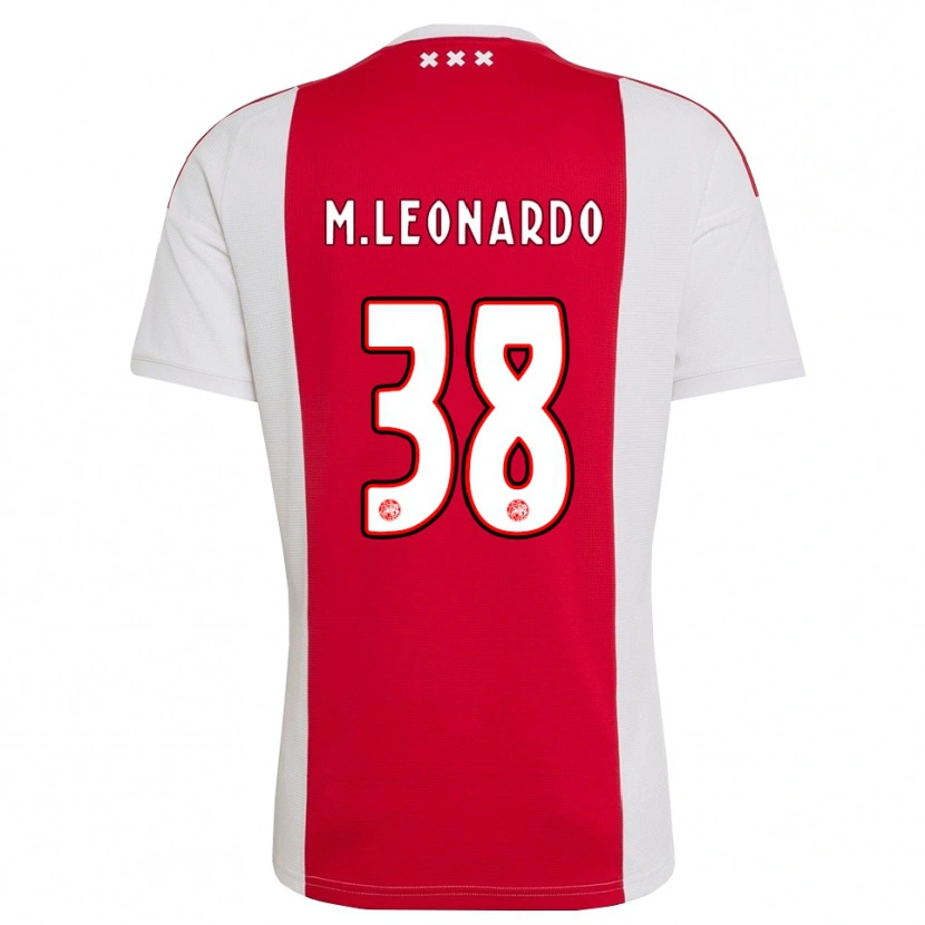 Danxen Män Marcos Leonardo #38 Röd Vit Gul Hemmatröja Matchtröjor 2026/27 Tröjor T-Tröja