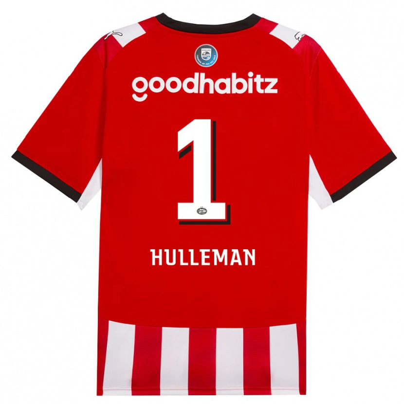 Danxen Män Daan Hulleman #1 Röd Vit Svart Hemmatröja Matchtröjor 2026/27 Tröjor T-Tröja
