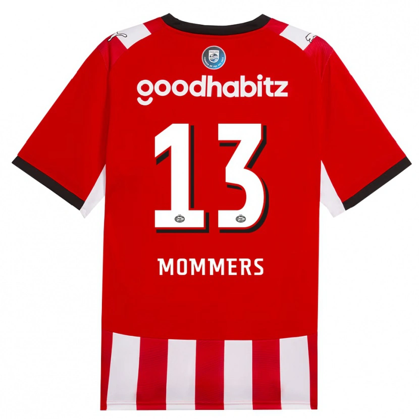 Danxen Män Ryan Mommers #13 Röd Vit Svart Hemmatröja Matchtröjor 2026/27 Tröjor T-Tröja