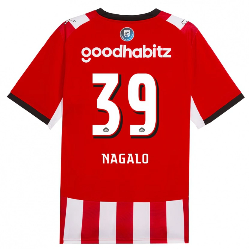 Danxen Män Adamo Nagalo #39 Röd Vit Svart Hemmatröja Matchtröjor 2026/27 Tröjor T-Tröja