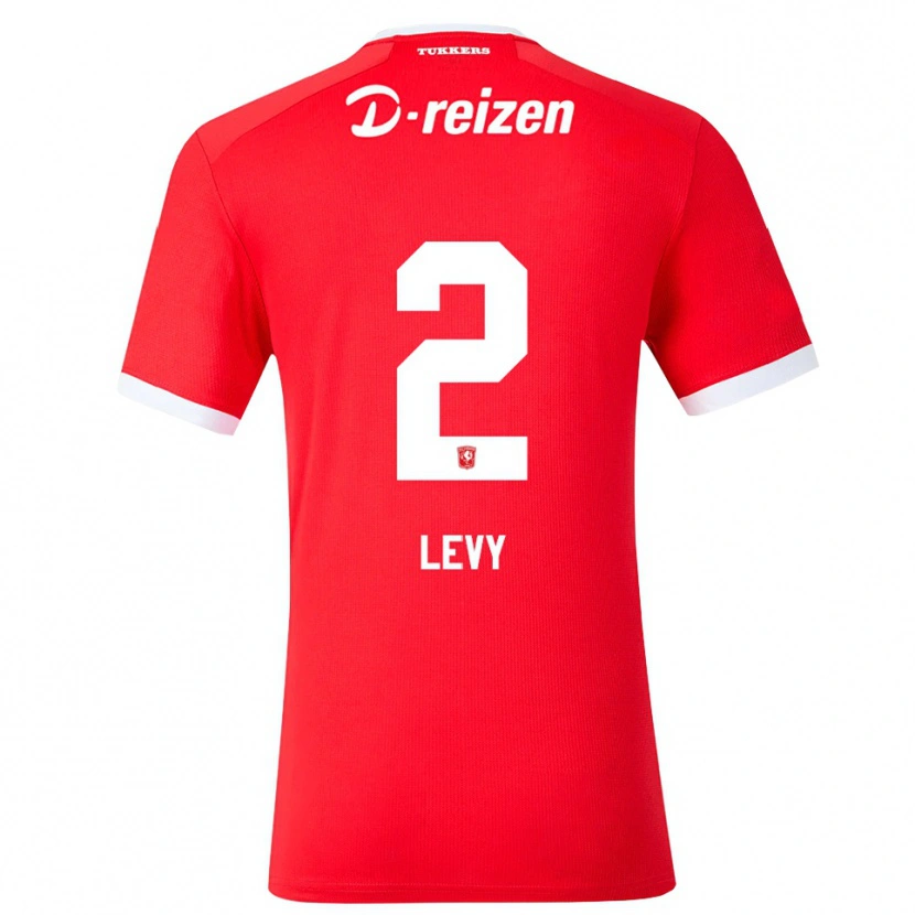 Danxen Män Ofek Levy #2 Röd Vit Hemmatröja Matchtröjor 2026/27 Tröjor T-Tröja