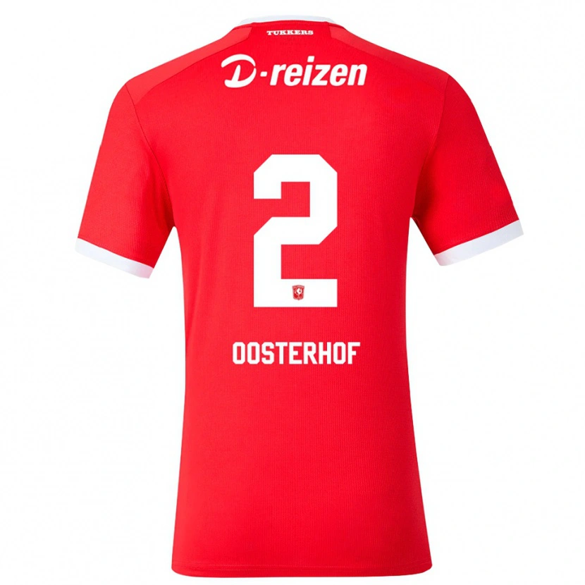 Danxen Män Koen Oosterhof #2 Röd Vit Hemmatröja Matchtröjor 2026/27 Tröjor T-Tröja