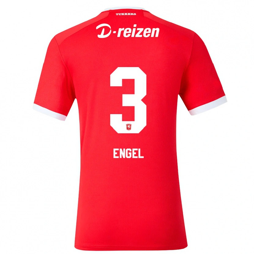 Danxen Män Daan Engel #3 Röd Vit Hemmatröja Matchtröjor 2026/27 Tröjor T-Tröja