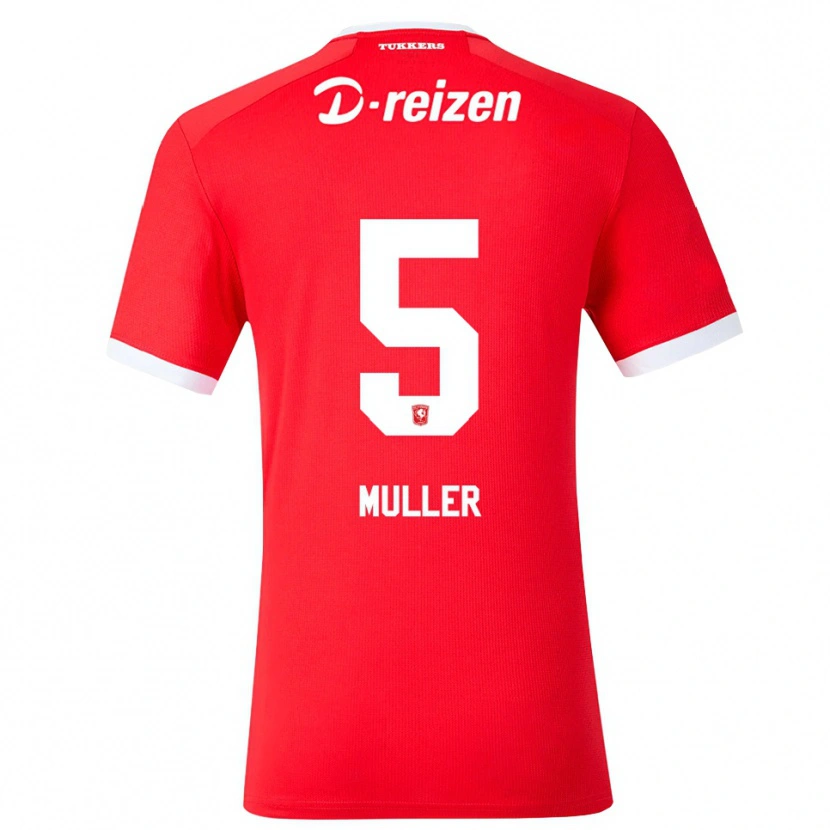 Danxen Män Timothy Muller #5 Röd Vit Hemmatröja Matchtröjor 2026/27 Tröjor T-Tröja
