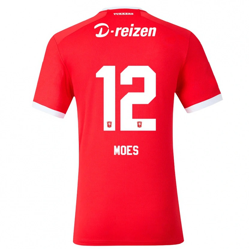 Danxen Män Lucas Moes #12 Röd Vit Hemmatröja Matchtröjor 2026/27 Tröjor T-Tröja