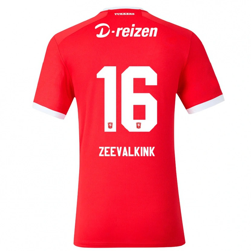 Danxen Män Milo Zeevalkink #16 Röd Vit Hemmatröja Matchtröjor 2026/27 Tröjor T-Tröja